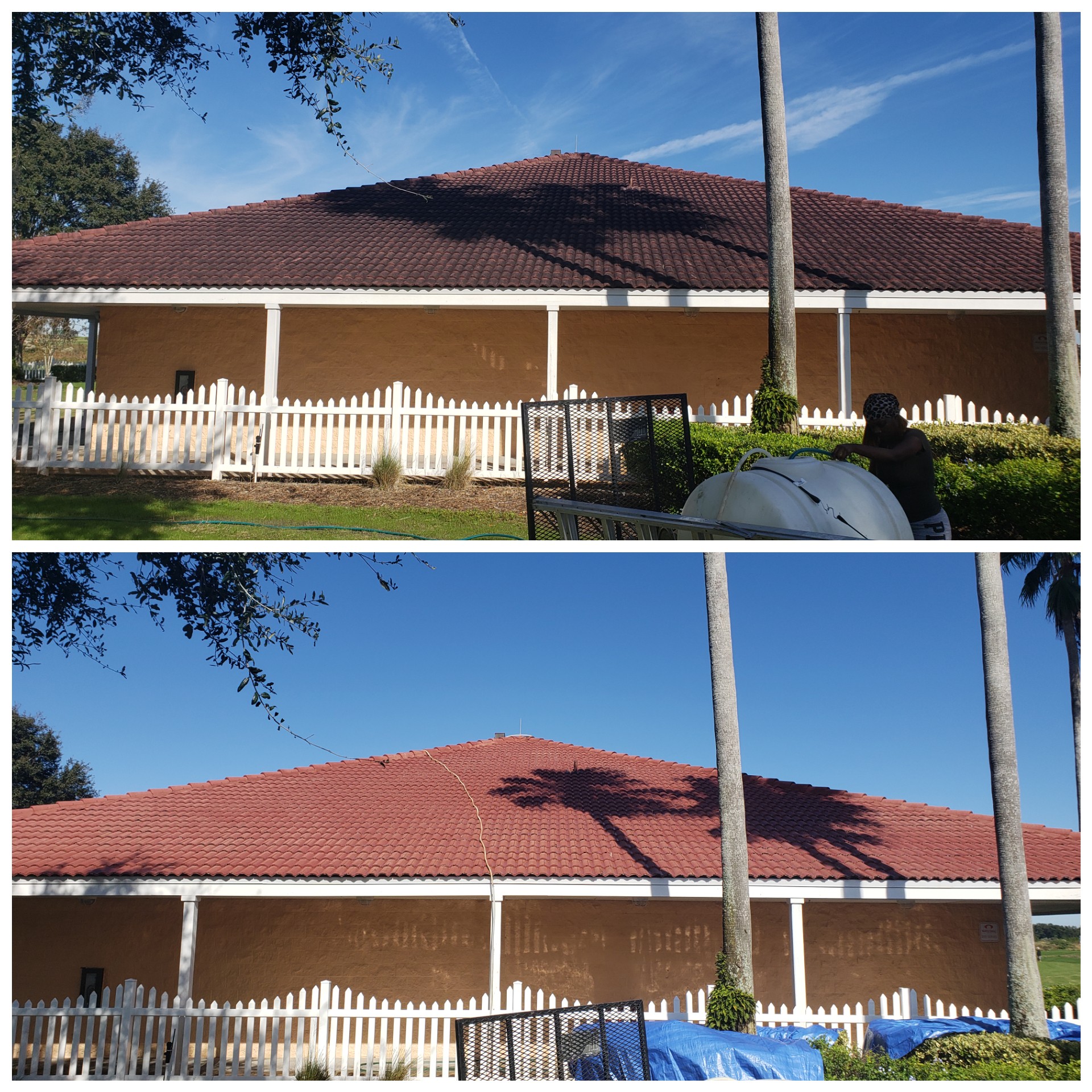 Commercial Roof Cleaning - Professional pressure washing service by Supreme Cleaning