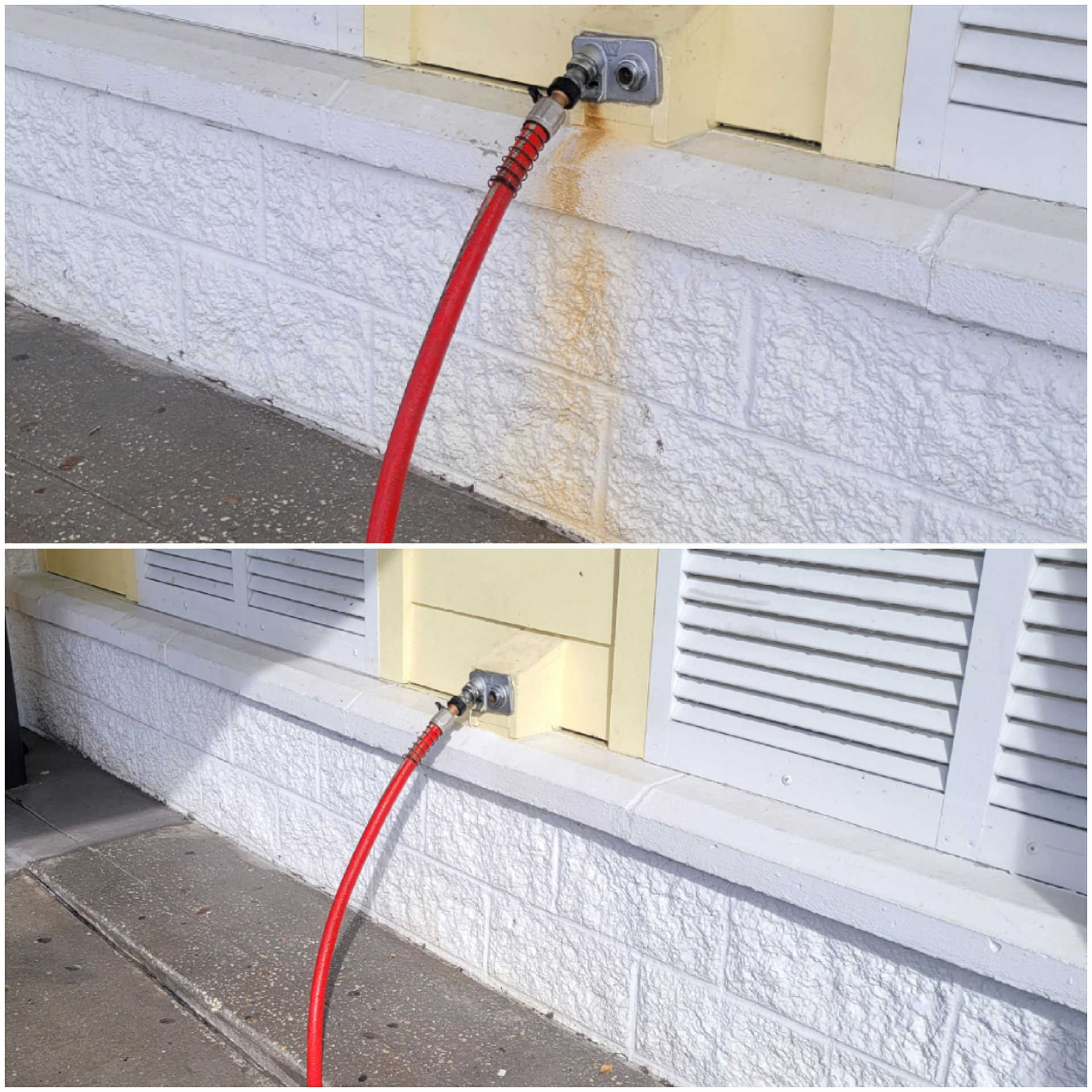 Rust Removal - Professional pressure washing service by Supreme Cleaning