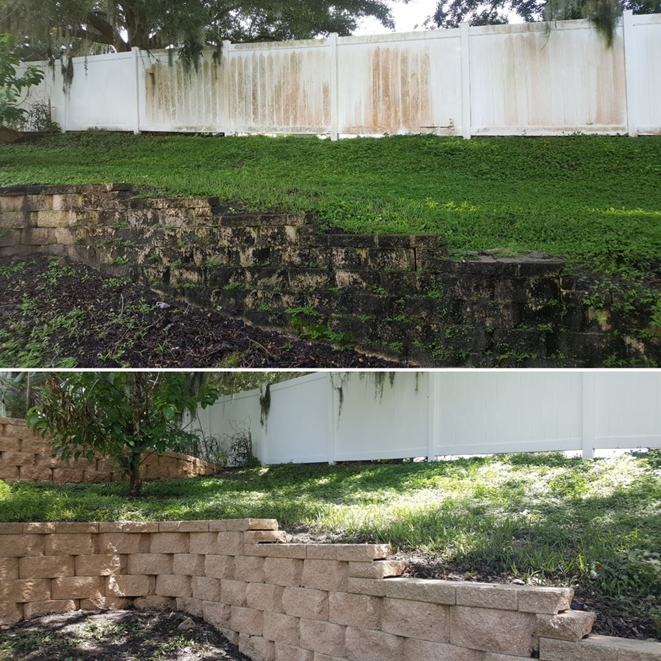 Fence & Wall Cleaning - Professional pressure washing service by Supreme Cleaning