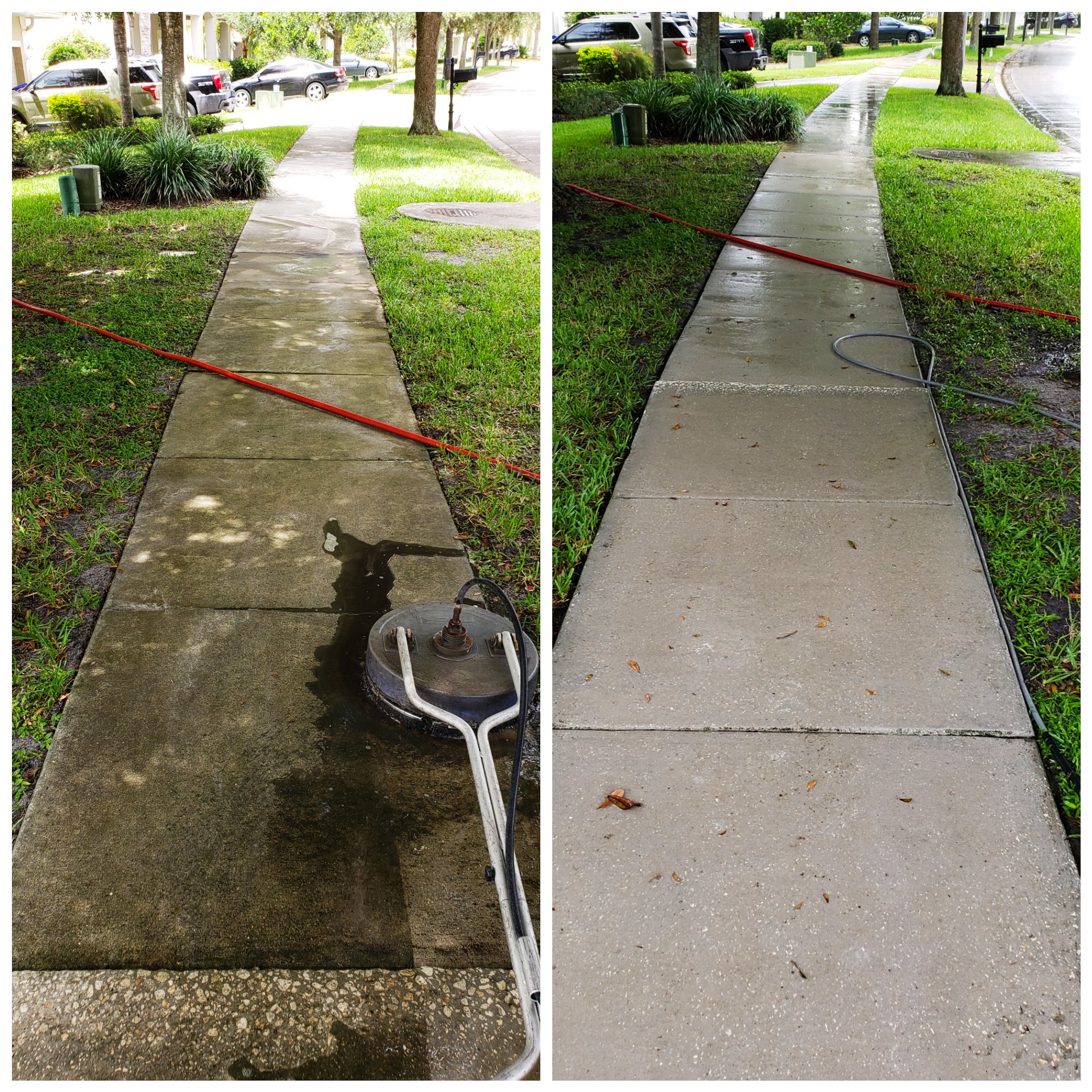 Sidewalk Cleaning - Professional pressure washing service by Supreme Cleaning